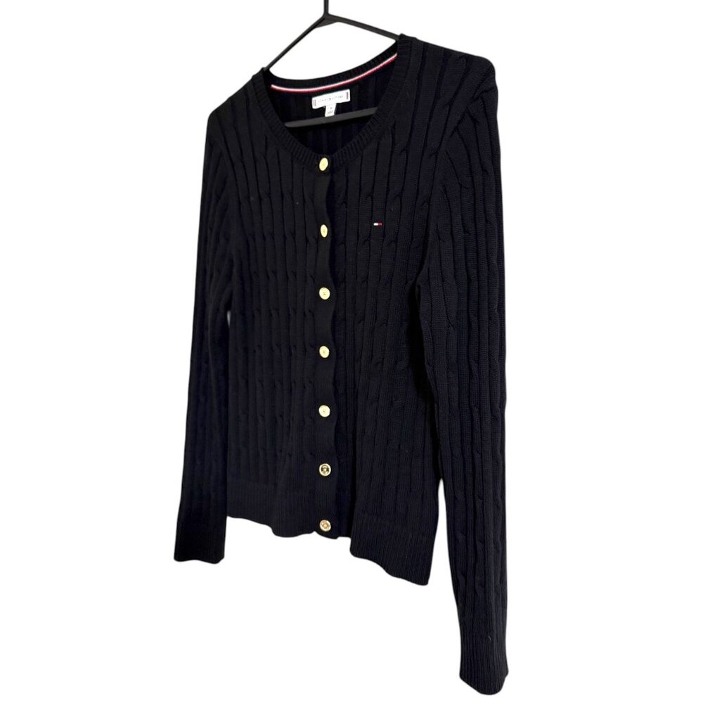 NWOT Tommy Hilfiger Cable Knit Cardigan - Picture 4 of 7